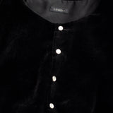 VELOR SNAP CARDIGAN