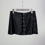 VELOR SNAP SKIRT