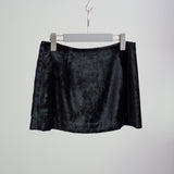 VELOR SNAP SKIRT