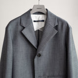 LONG SLEEVE BUTTON DOWN BLAZER
