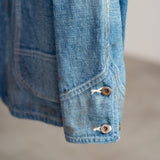 DAMAGED COVERALL JACKET WITH CHINSTRAP