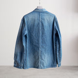DAMAGED COVERALL JACKET WITH CHINSTRAP