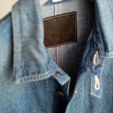DAMAGED COVERALL JACKET WITH CHINSTRAP