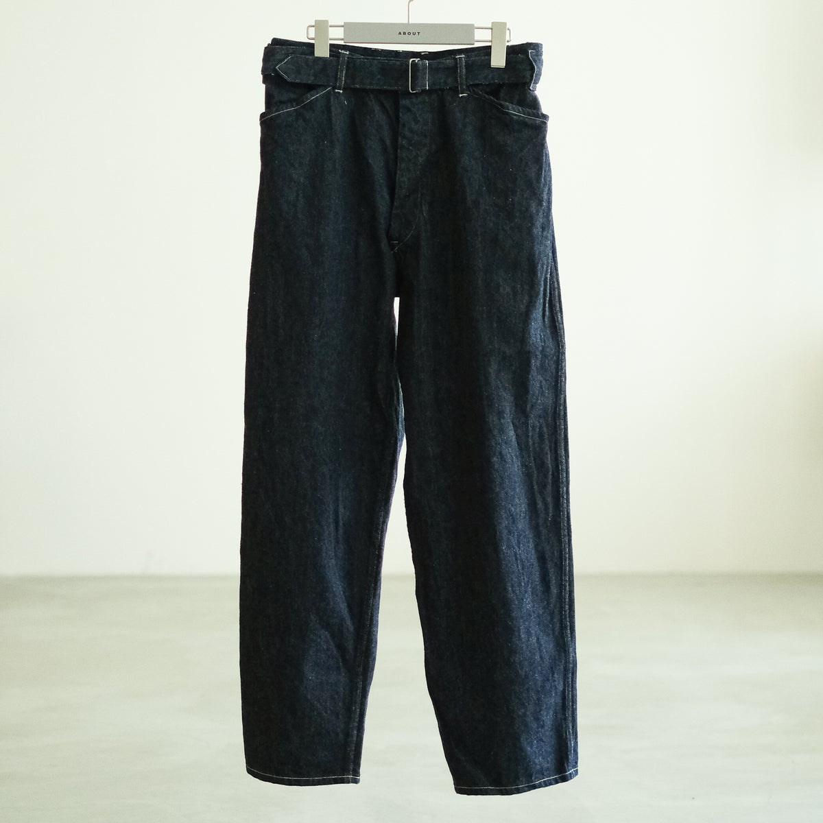 パンツ COMOLI COTTON LINEN BELTED PANTS 3 COMOLI COTTON LINEN BELTED PANTS 3
