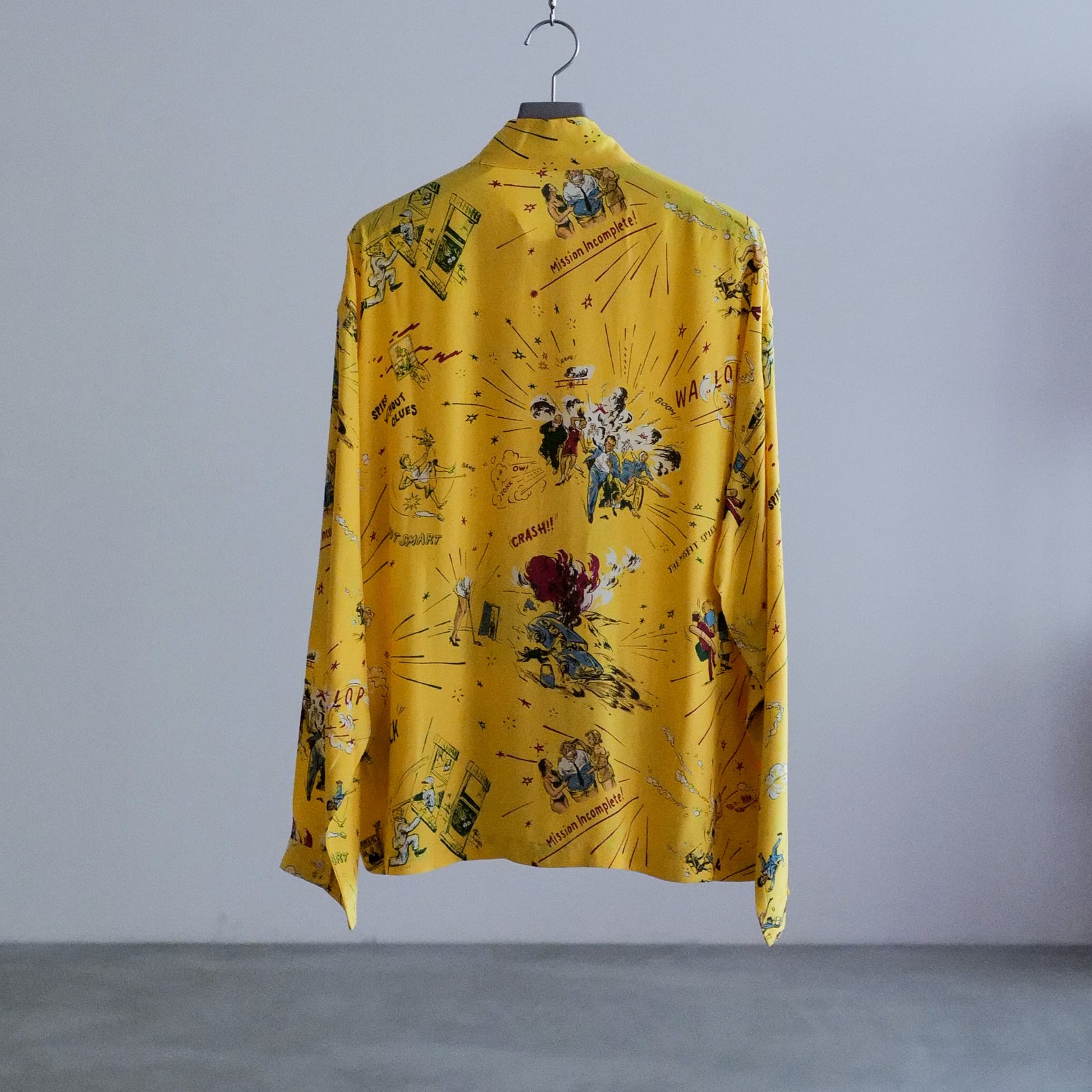 ALOHA CHINESE SHIRT YELLOW – ABOUT