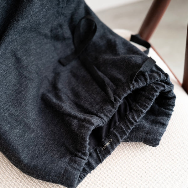 CASHMERE SILK DRAWSTRING PANTS