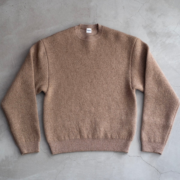 ITALIAN YARN IRISH CASHMERE MELANGE CREW NECK