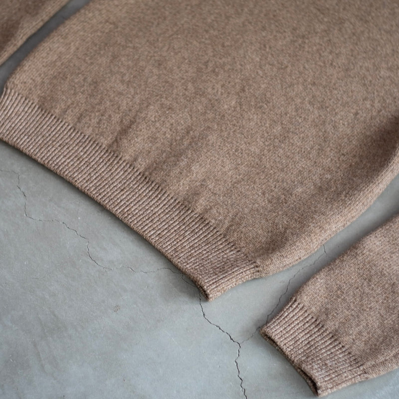 ITALIAN YARN IRISH CASHMERE MELANGE CREW NECK