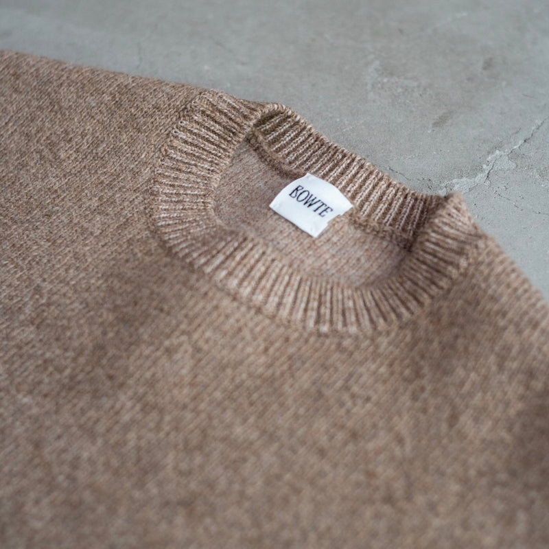 ITALIAN YARN IRISH CASHMERE MELANGE CREW NECK