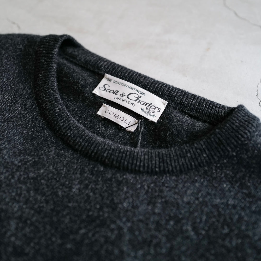 SCOTT&CHARTERS × COMOLI CREW NECK KNIT – ABOUT