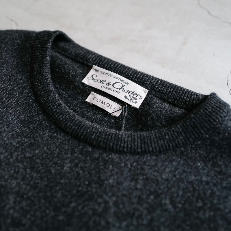 SCOTT&CHARTERS × COMOLI CREW NECK KNIT – ABOUT