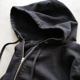 COTTON HANGING FLEECE ZIP PARKA