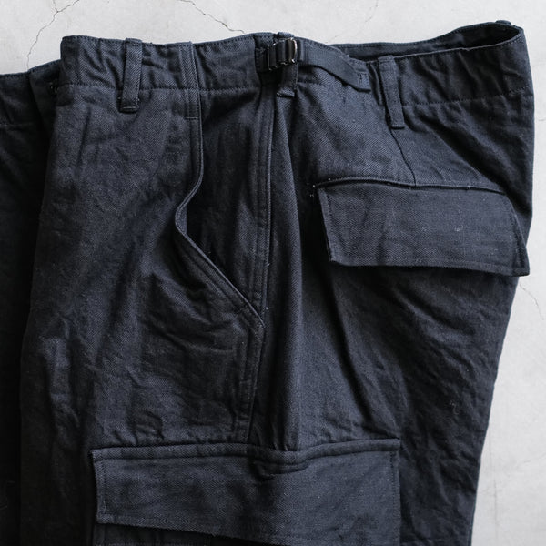 パンツ COMOLI BLACK DENIM B.D.U PANTS size 2 BLACK DENIM B.D.U PANTS – ABOUT