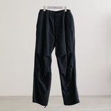 WOOL KNEE TUCK PANTS