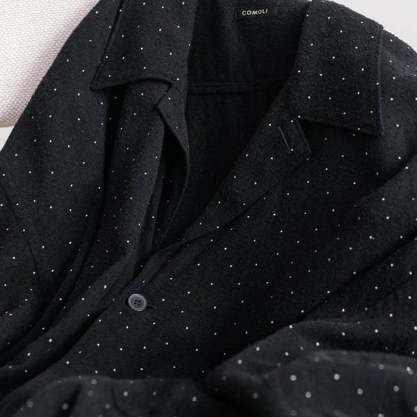 SILK NOIL DOT SHIRT JACKET – ABOUT