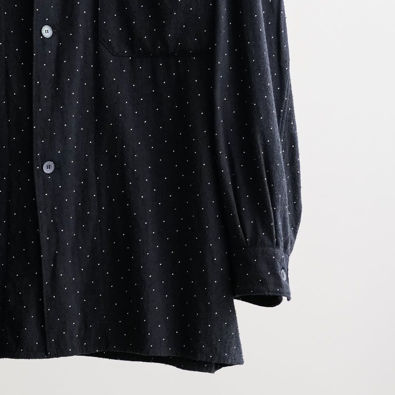 SILK NOIL DOT SHIRT JACKET