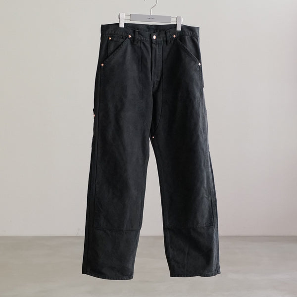 COTTON DUCK PAINTER PANTS BLACK