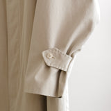 COTTON GABERDINE BAL COLLAR COAT