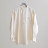 BAND COLLAR SHIRT P/O