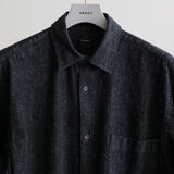 DENIM COMOLI SHIRTS (BLACK / ECRU)