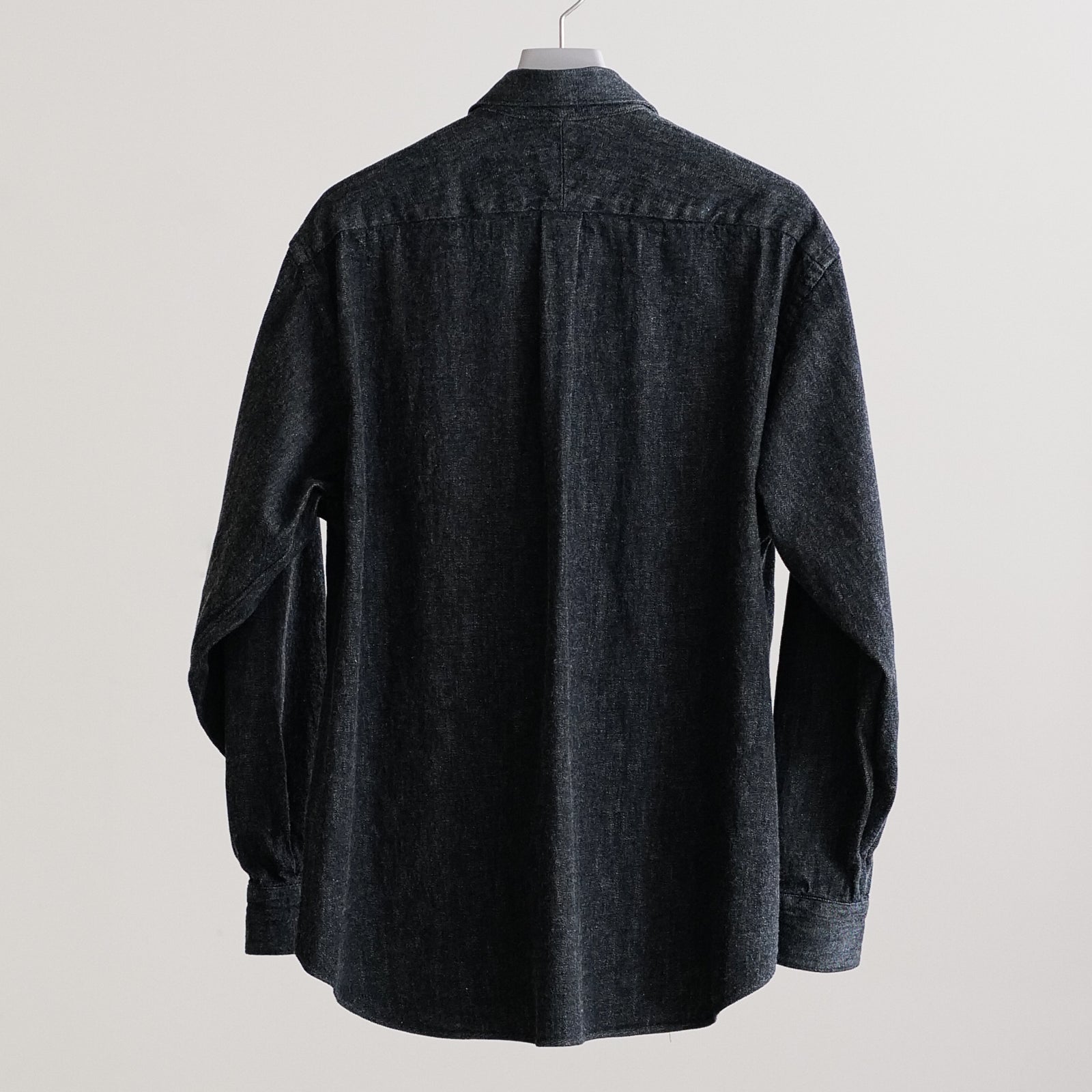 DENIM COMOLI SHIRTS (BLACK / ECRU) – ABOUT