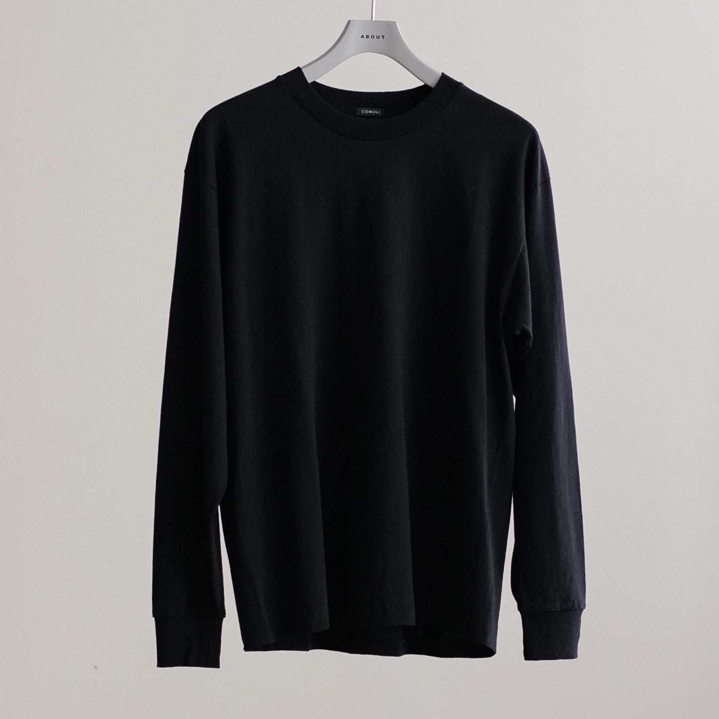 COTTON JERSEY LONG SLEEVE T-SHIRT – ABOUT