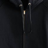 COTTON FLEECE ZIP HOODIE