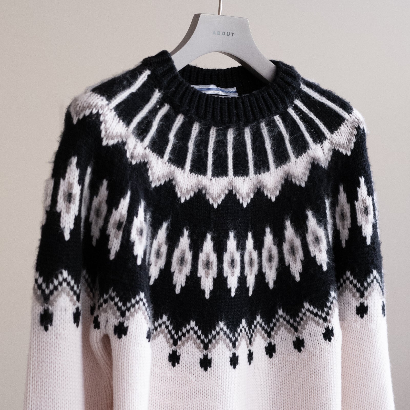 OVERSIZED MOUNTAIN SWEATER – ABOUT