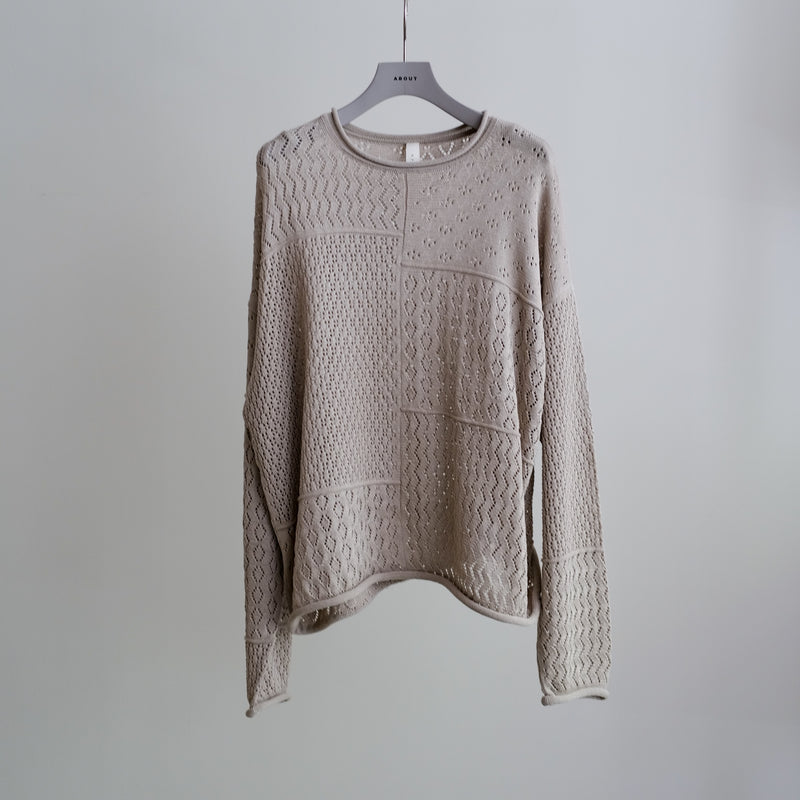 MIX POINTELLE CREWNECK