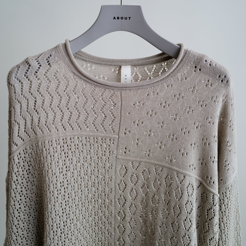MIX POINTELLE CREWNECK