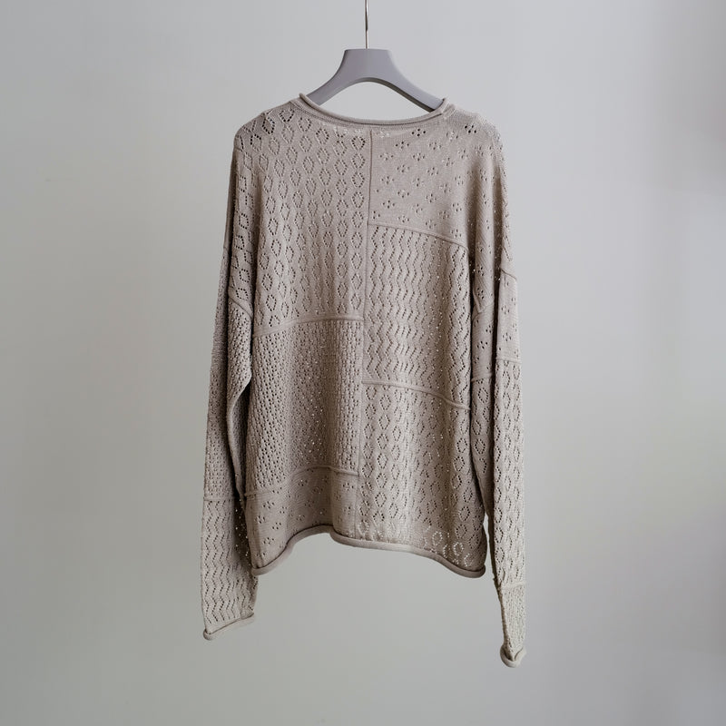 MIX POINTELLE CREWNECK