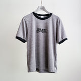ORGANIC COTTON GLITTER RINGER TEE