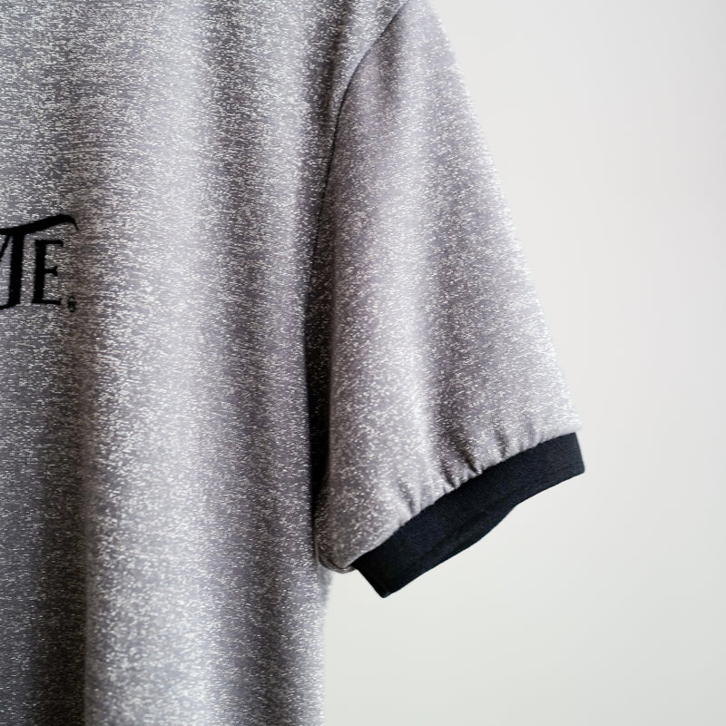 ORGANIC COTTON GLITTER RINGER TEE