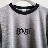 ORGANIC COTTON GLITTER RINGER TEE