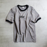 ORGANIC COTTON GLITTER RINGER TEE