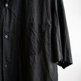 KHADI COTTON SHORT SLEEVE OPEN COLLER SHIRT