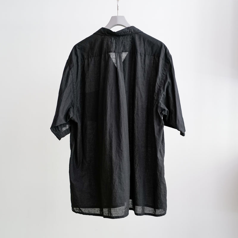 KHADI COTTON SHORT SLEEVE OPEN COLLER SHIRT
