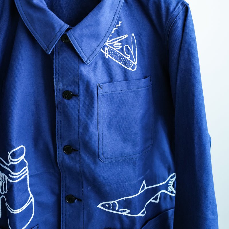 BLUE DE TRAVAIL SOME DO CAMPING WHITE