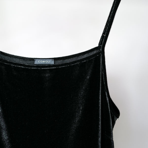 VELOR SLIP DRESS