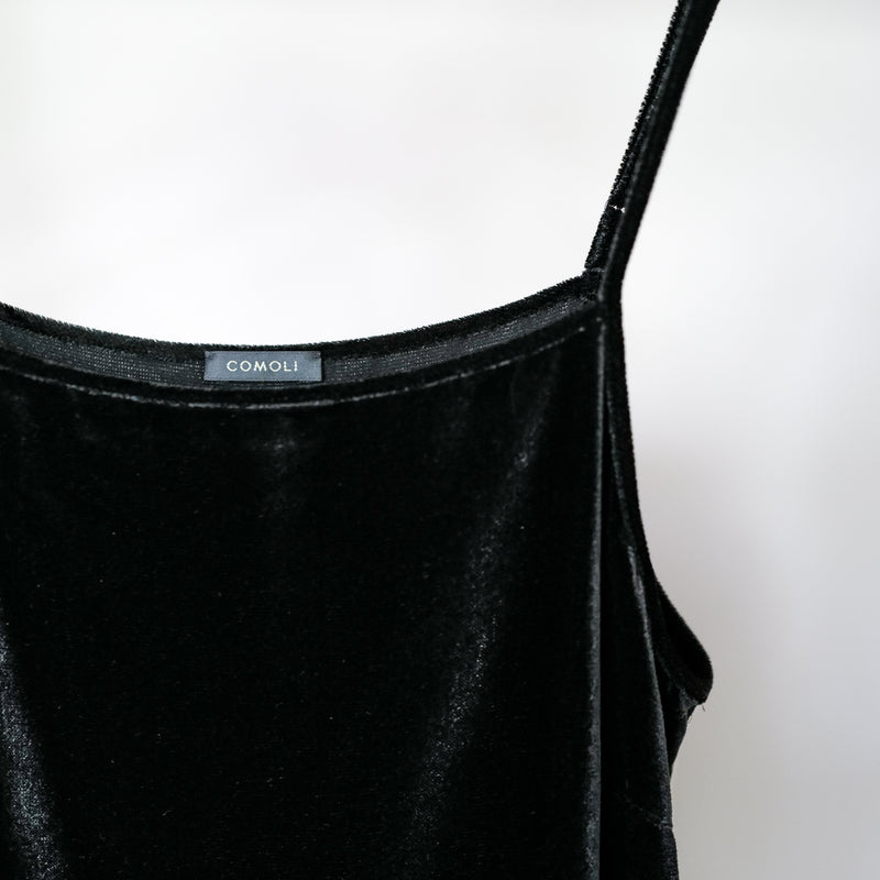 VELOR SLIP DRESS