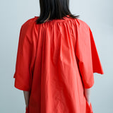 BI-COLOR TRAPEZE DRESS