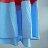 BI-COLOR WIDE SKIRT