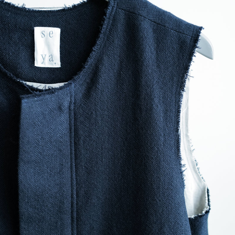 RAYMOND HERRINGBONE VEST