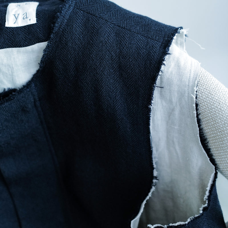 RAYMOND HERRINGBONE VEST