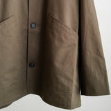 OVERSIZED BLOUSON WITH LEATHER PATCH
