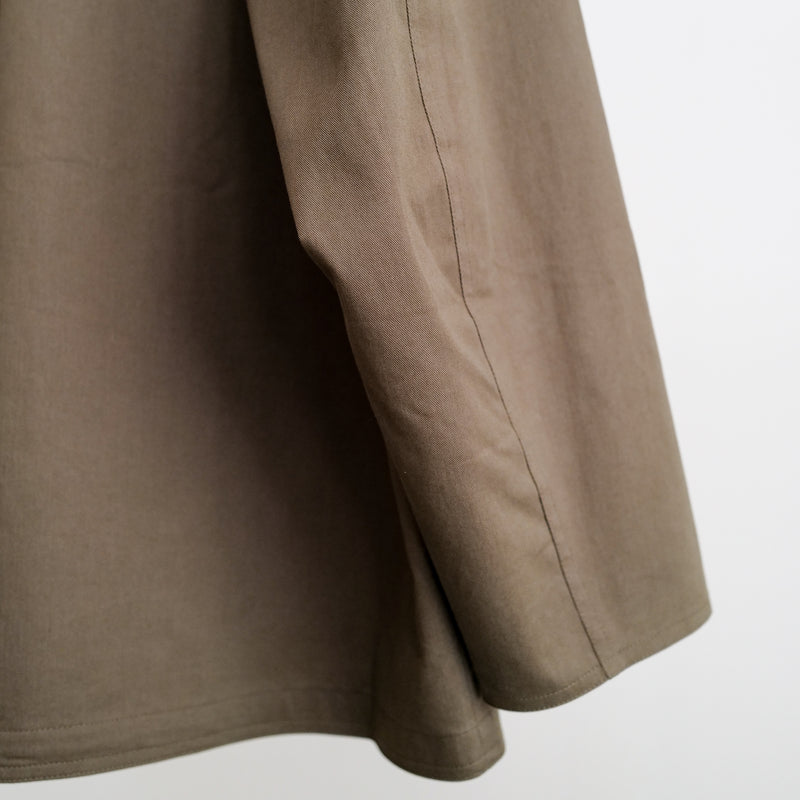 OVERSIZED BLOUSON WITH LEATHER PATCH