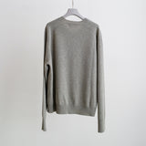 OVERSIZED V NECK FLANNEL SWEATER