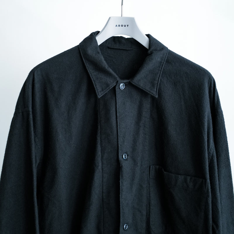 COTTON FLANNEL SHIRT JACKET