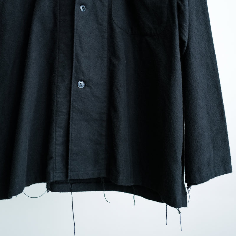 COTTON FLANNEL SHIRT JACKET