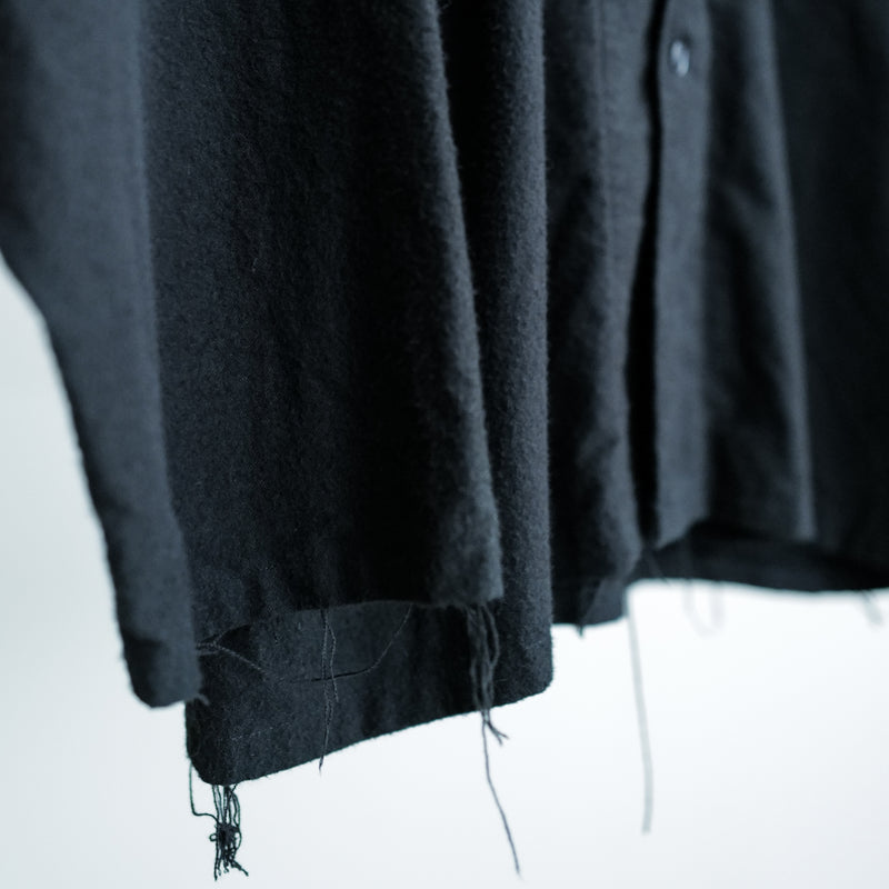 COTTON FLANNEL SHIRT JACKET